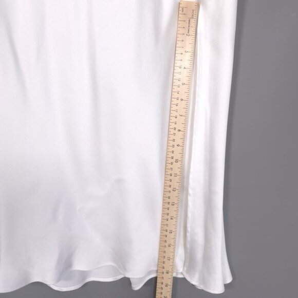 ZARA Women's Dress LARGE Multicolor Chain Strap Satin White Midi Maxi 7756/362 - Picture 5 of 12